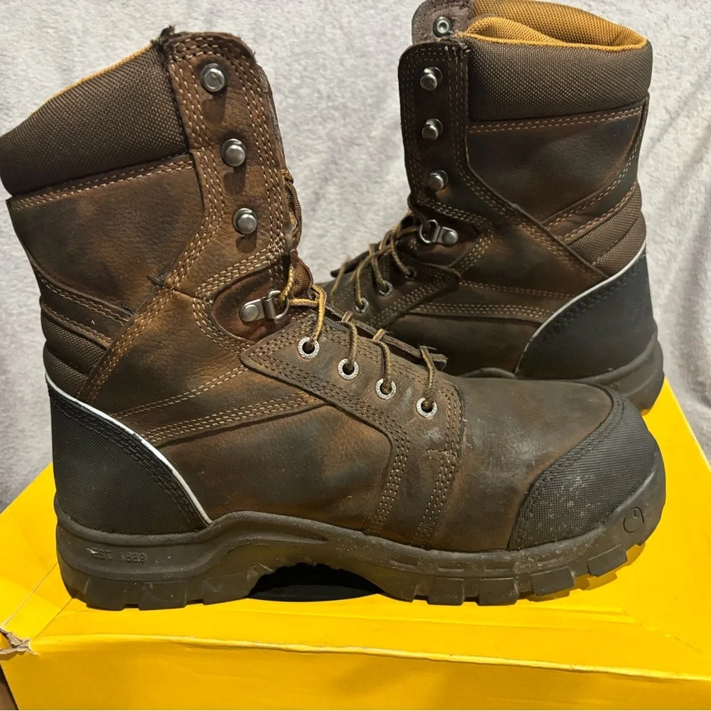 Carhartt Men's‎ 8-inch Waterproof Composite Toe Internal Met Guard Cmf8720- 10W